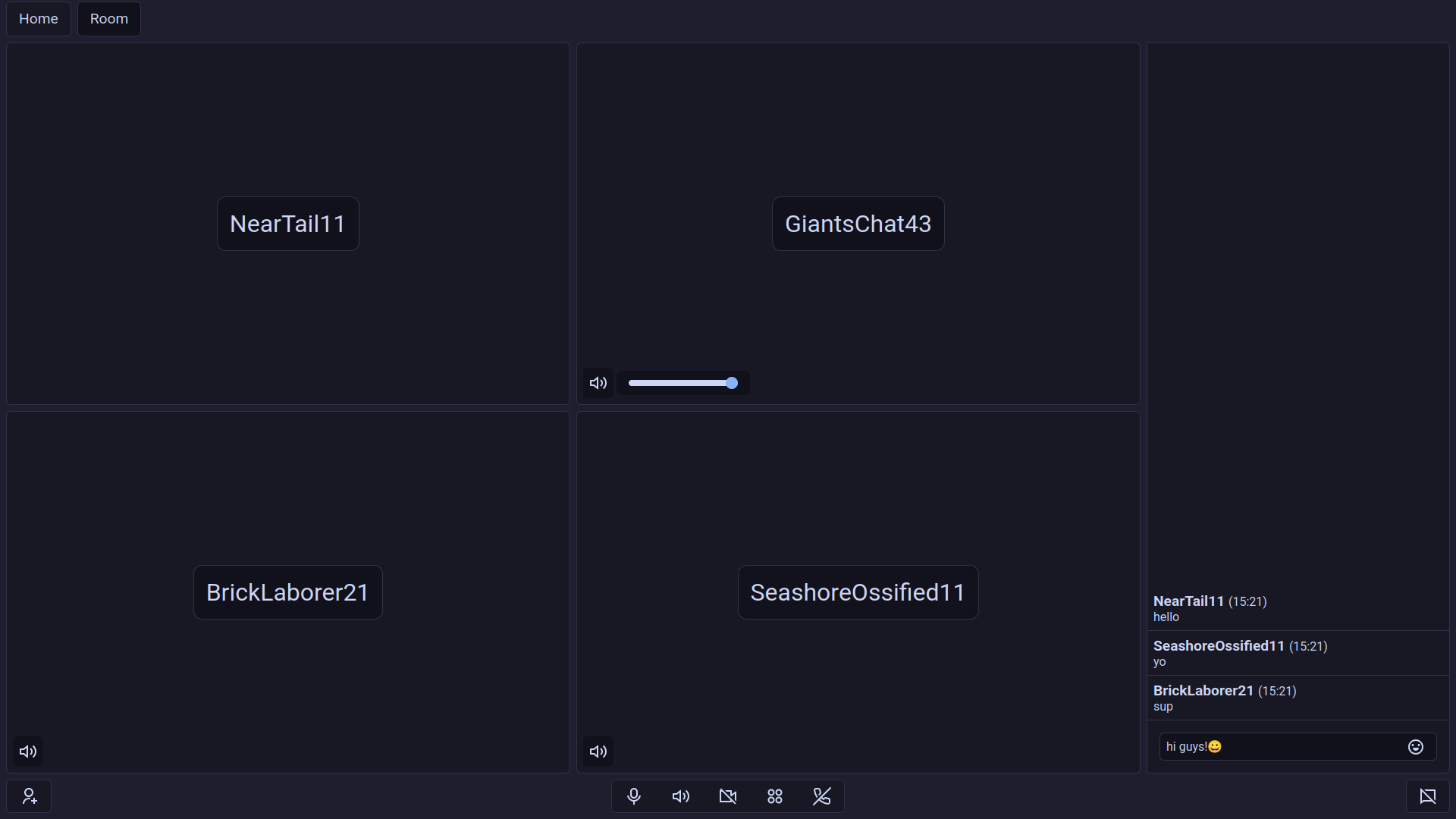 Screenshot of Peer Talk